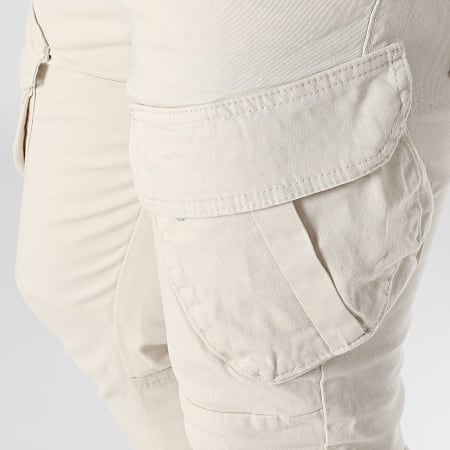 Zelys Paris Pantalon Cargo Beige