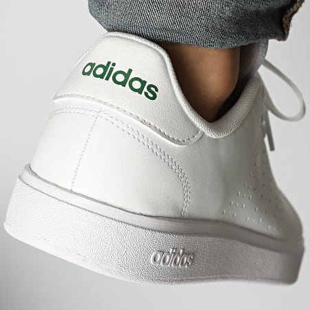 adidas gazelle silver green womens adidas Women's Advantage Shoes White main image 1