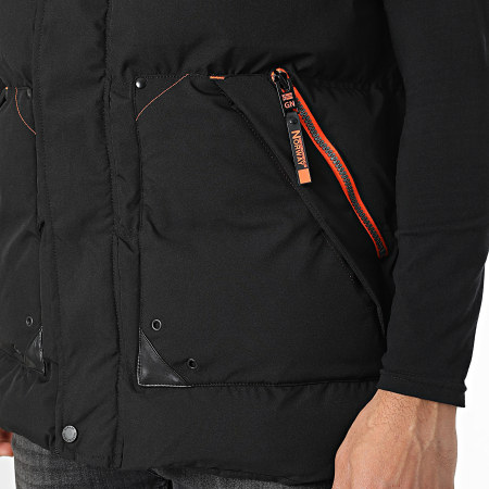 Geographical Norway - Doudoune Capuche Sans Manches Vadibere Noire