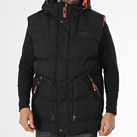Geographical Norway - Doudoune Capuche Sans Manches Vadibere Noire