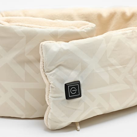 Kymaxx - Beige verwarmde sjaal