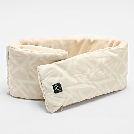 Kymaxx - Beige verwarmde sjaal