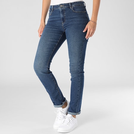 Only - Vaqueros pitillo para mujer Sui Blue Denim