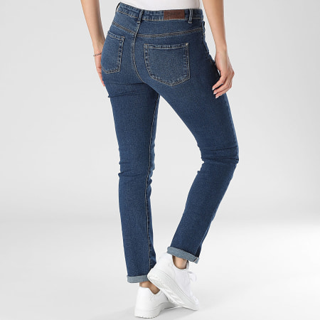 Only - Vaqueros pitillo para mujer Sui Blue Denim