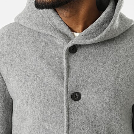 Uniplay - Veste Longue Capuche Gris