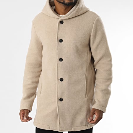 Uniplay - Veste Longue Capuche Beige