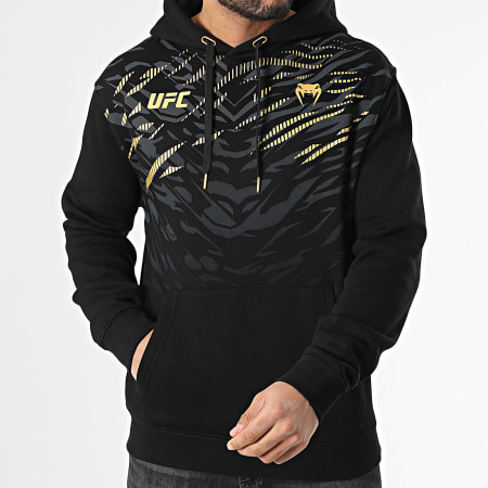 Venum - UFC Replica Sudadera con capucha Negro Oro