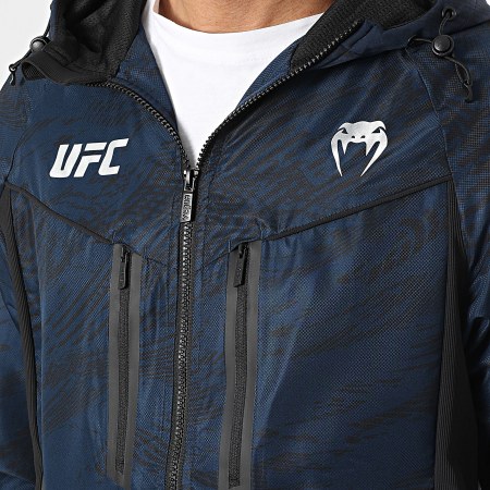 Venum - UFC Fight Week Azul Marino Negro Chaqueta con cremallera y capucha