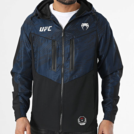 Venum - UFC Fight Week Azul Marino Negro Chaqueta con cremallera y capucha