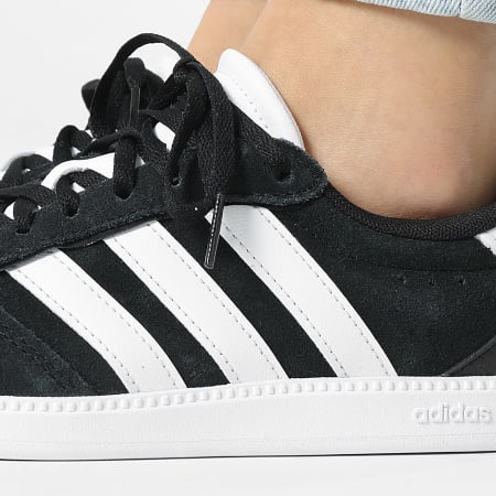 Adidas Sportswear - Baskets Femme Breaknet Sleek Suede IH5466 Core Black Footwear White