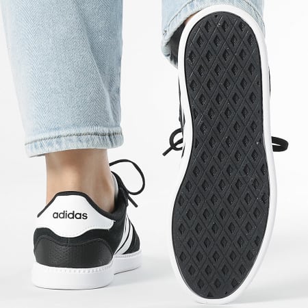 Adidas Sportswear - Baskets Femme Breaknet Sleek Suede IH5466 Core Black Footwear White