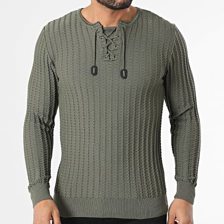 Armita - Suéter verde caqui