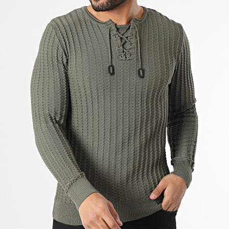 Armita - Suéter verde caqui