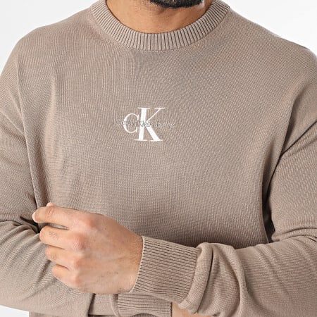 Calvin Klein - Pull 7404 Taupe