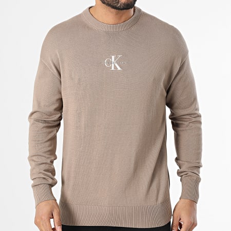 Calvin Klein - Pull 7404 Taupe