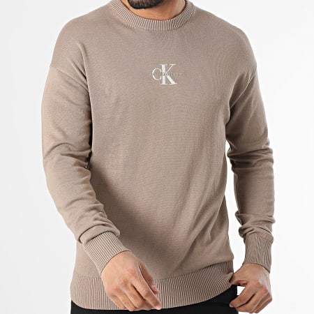 Calvin Klein - Pull 7404 Taupe