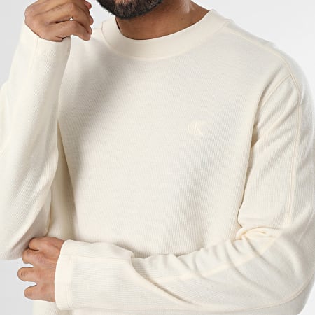 Calvin Klein - Tee Shirt Manches Longues 6751 Beige