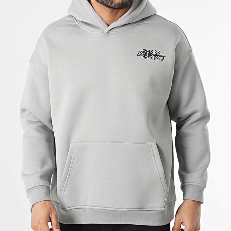 Classic Series - Felpa con cappuccio grigia