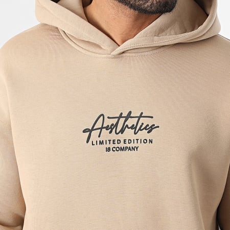 Classic Series - Sudadera con capucha beige