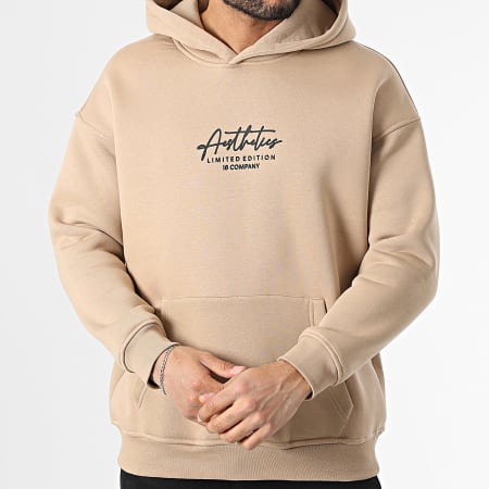 Classic Series - Sudadera con capucha beige
