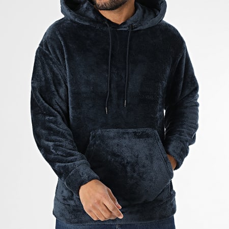Classic Series - Sweat Capuche Polaire Bleu Marine