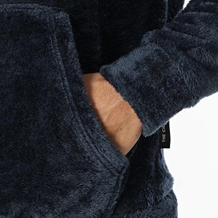 Classic Series - Sweat Capuche Polaire Bleu Marine