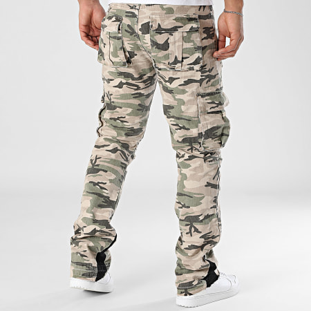 Camouflage Pantalon Cargo Japan Rags Beige Camouflage Jean Cargo Pants