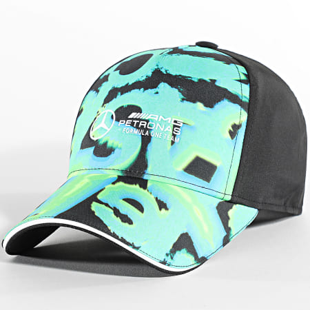 Puma - Casquette MAPF1 Neon Energy AMG Mercedes Noir Vert
