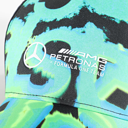 Puma - Casquette MAPF1 Neon Energy AMG Mercedes Noir Vert