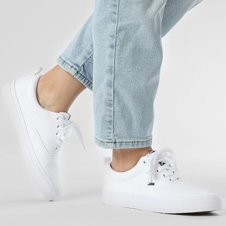 Tommy Jeans - Baskets Femme Classic Tommy Jeans 0986 White