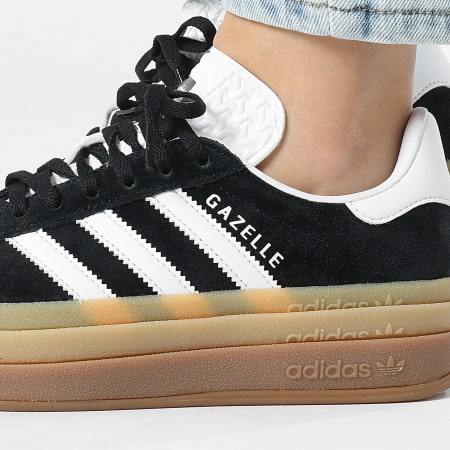 Adidas Originals - Baskets Femme Gazelle Bold W IE0876 Core Black Footwear White
