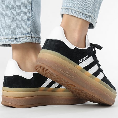 Adidas Originals - Baskets Femme Gazelle Bold W IE0876 Core Black Footwear White