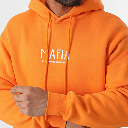 Sweat Capuche Orange