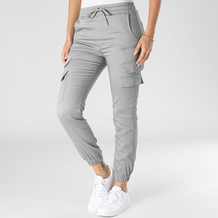 Project X Paris - Pantalon Cargo Femme TF239707 Gris