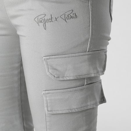 Project X Paris - Pantalon Cargo Femme TF239707 Gris