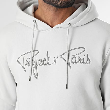 Project X Paris - Sweat Capuche 1920010 Gris Clair