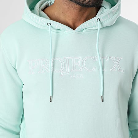 Sudadera con capucha 2322030 Verde menta