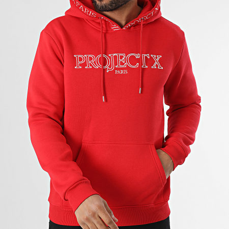 Project X Paris - Sweat Capuche 2322030 Rouge