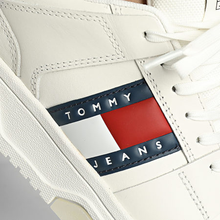 Tommy Jeans - Baskets The Brooklyn Leather Essential 1576 Ecru