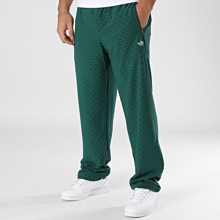 Adidas Originals Q12 Pantaloni da jogging Monogram JD0699 Verde scuro Ryses