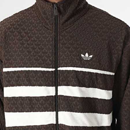 Adidas Originals - Veste Zippée Q12 Monogram JP4419 Marron