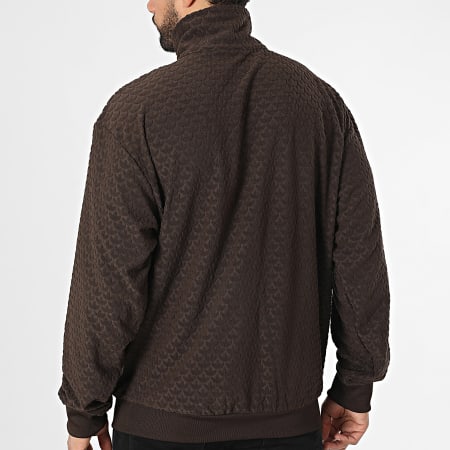 Adidas Originals - Veste Zippée Q12 Monogram JP4419 Marron