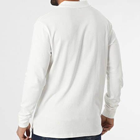 Classic Series - Polo Manches Longues Blanc