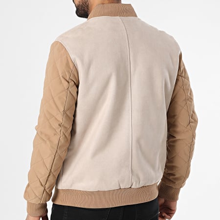 Frilivin - Veste Zippée Beige Camel