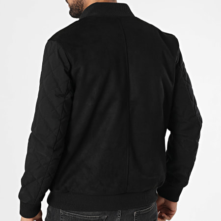 Frilivin - Chaqueta negra con cremallera