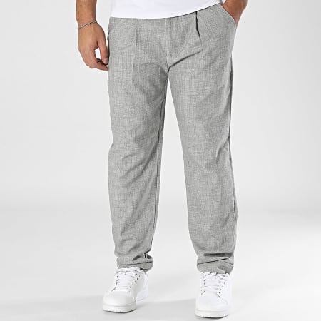 Frilivin - Pantalones gris brezo