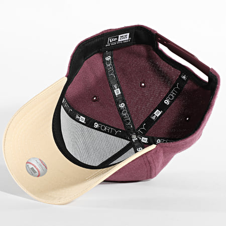 New Era - Casquette 9Forty Chicago White Sox 60586793 Bordeaux Beige