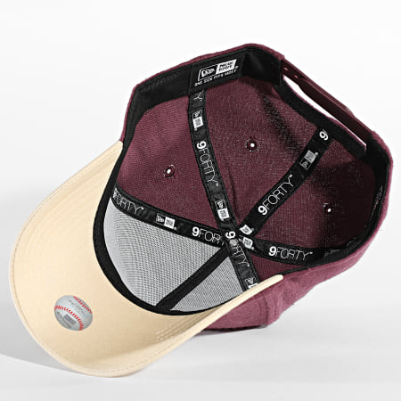 New Era - Casquette 9Forty Oakland Athletics 60586801 Bordeaux Beige