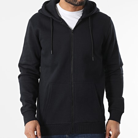 Only And Sons Ceres Black Zip Hoodie Ryses