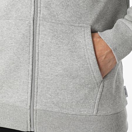 Only And Sons - Sweat Zippé Capuche Ceres Gris Chiné